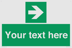 Custom Arrow Right Sign